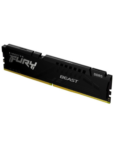 KINGSTON 16G (1x16G) D5 5200Mhz FURY BEAST BLACK
