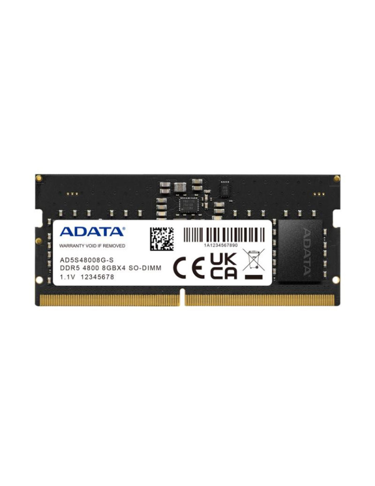 ADATA STANDARD 8GB D5 DRAM SO-DIMM 4800 CL40
