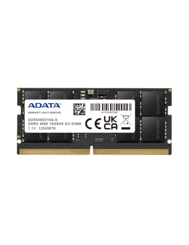 ADATA STANDARD 16GB D5 DRAM SO-DIMM 4800 CL40