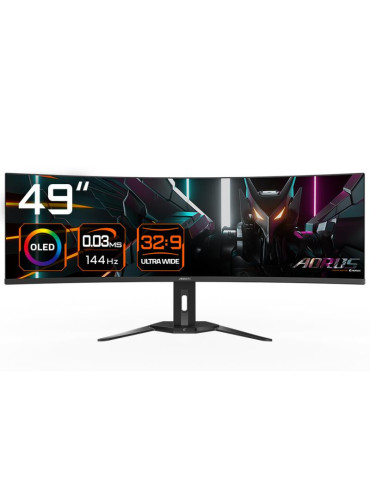 GIGABYTE Moniteur de jeu incurvé CO49DQ OLED