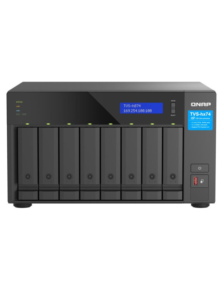 QNAP TVS-h874 NAS Tower Intel® Core? i5 i5-12400 | DOTIRI