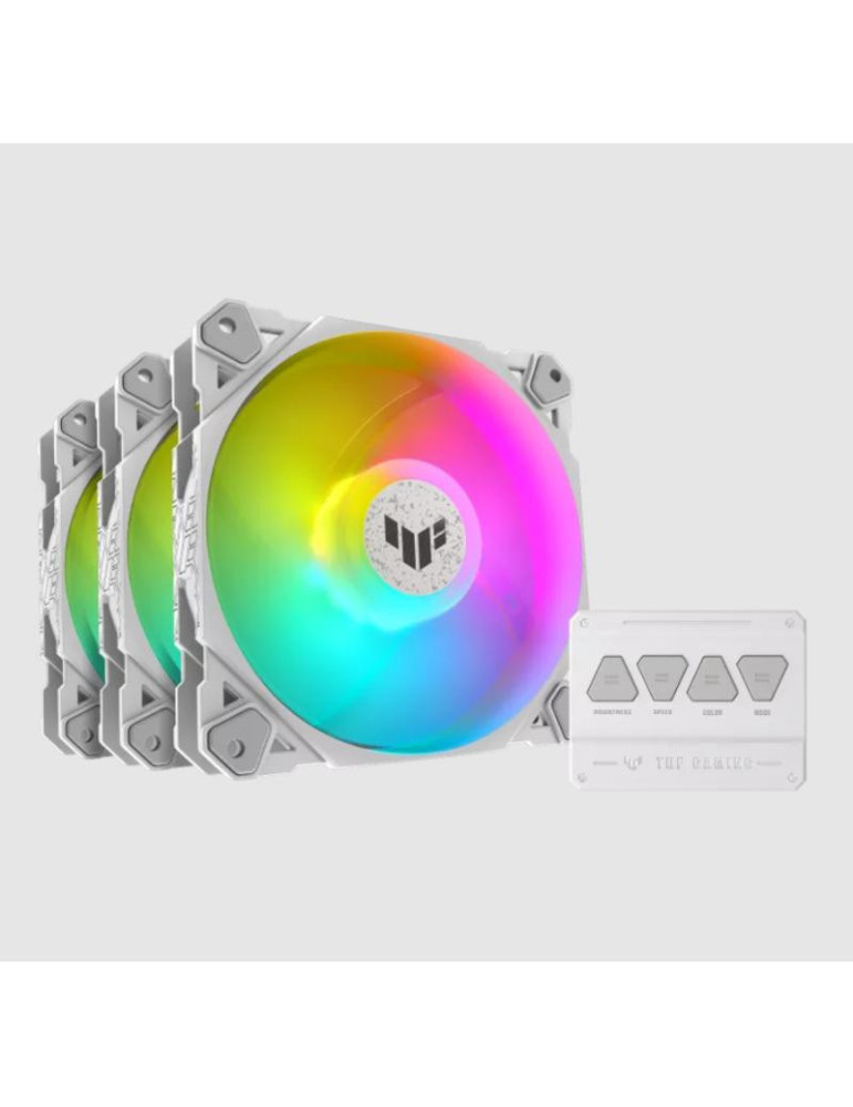 ASUS TUF GAMING TF120 ARGB WHITE EDITION 3IN1 | DOTIRI