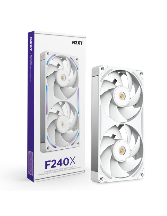 NZXT F240X Boitier PC Ventilateur 12 cm Blanc 1 | DOTIRI