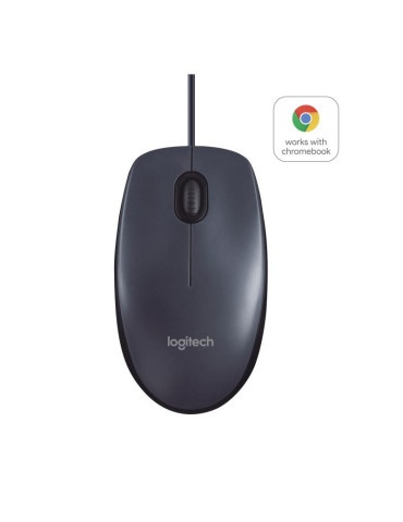 Logitech B100 souris Bureau Ambidextre USB