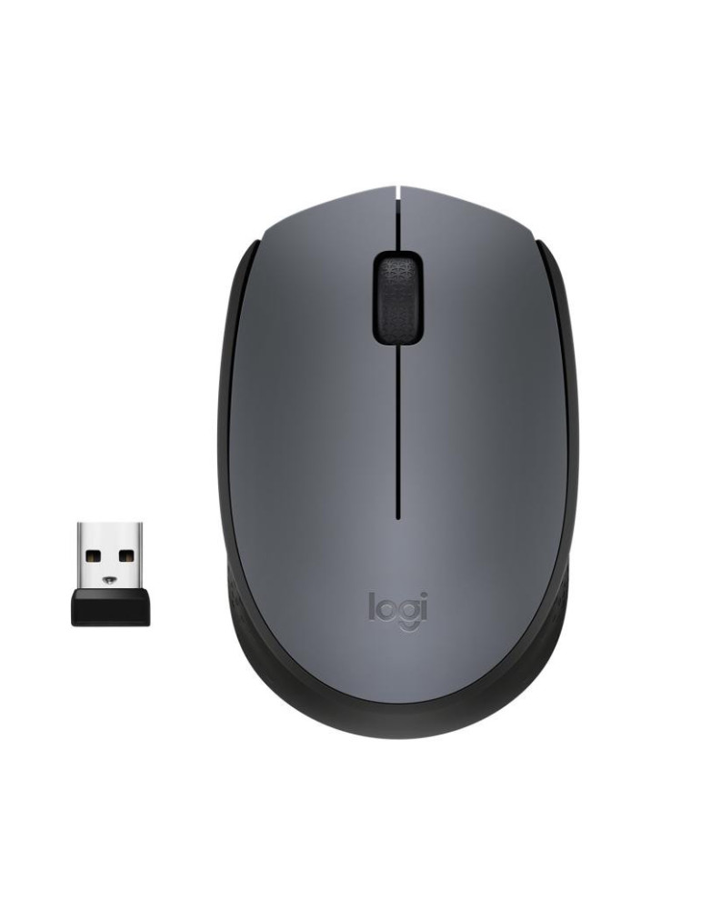 LOGITECH M170 Sans fil  Retail Noir / Gris | DOTIRI