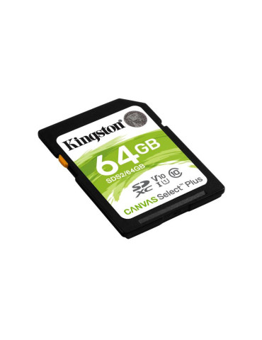 KINGSTON  Carte SDXC Canvas Select Plus  64G