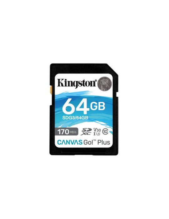 KINGSTON 64GB SDXC Canvas Go Plus *SDG3/64GB | DOTIRI