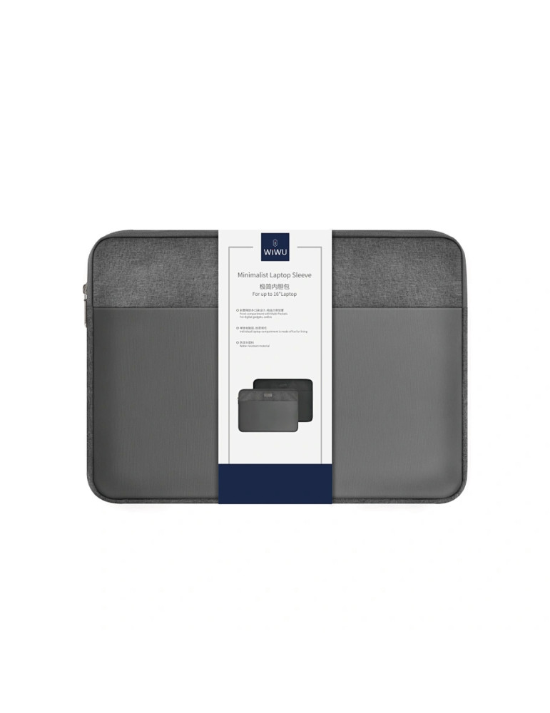 WIWU Housse Laptop Minimalist (14") (Noir) | DOTIRI