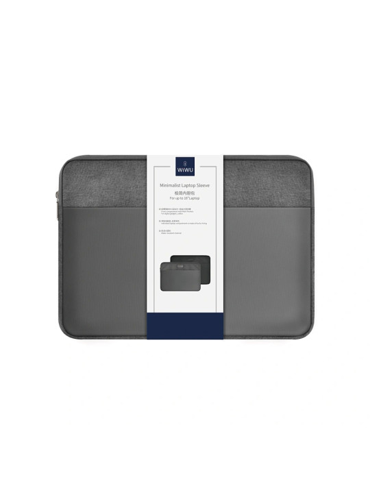 WIWU Housse Laptop Minimalist (14") (Noir) | DOTIRI