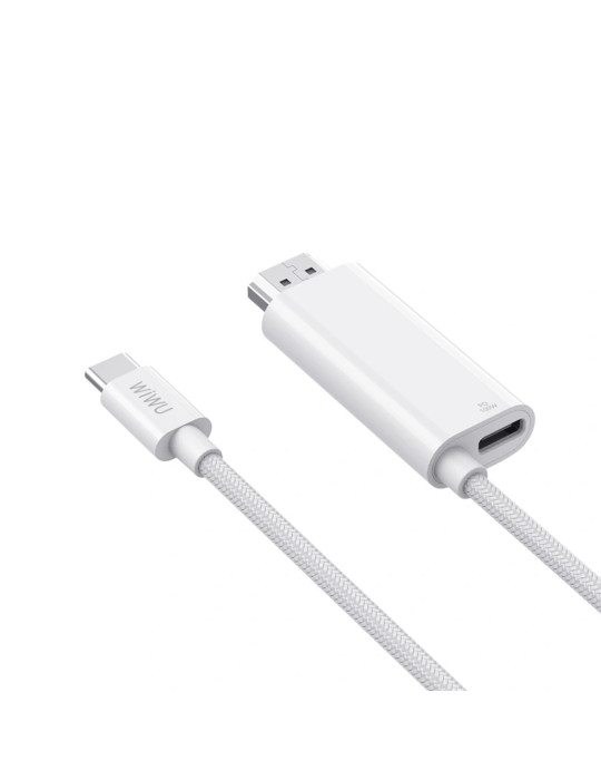 WiWU Câble USB-C vers HDMI 4K 1,8m (Wi-PS001) | DOTIRI