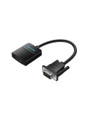 VENTION Convertisseur VGA vers HDMI avec Micro USB Femelle + Port