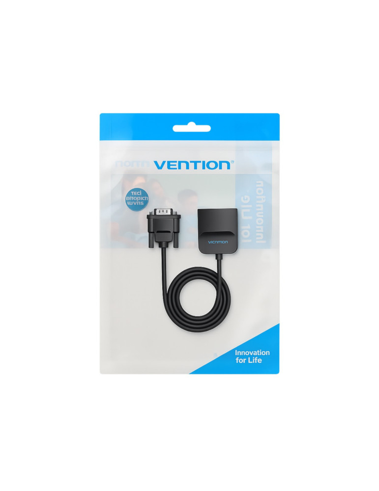 VENTION Convertisseur VGA vers HDMI avec Micro USB Femelle + Port