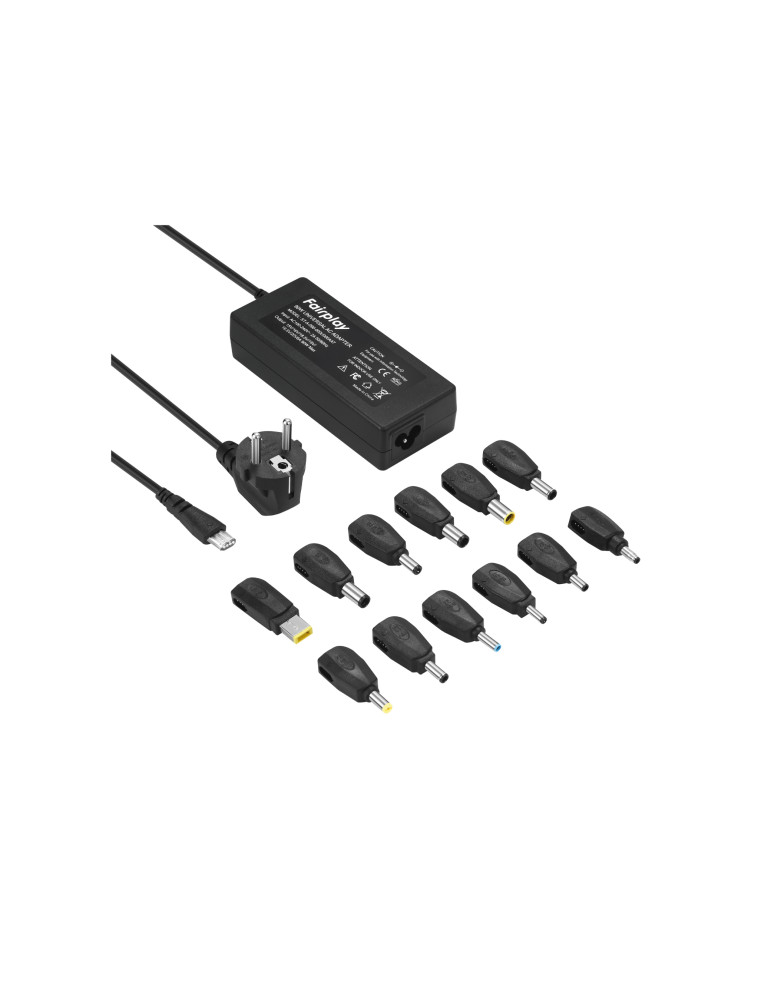 FAIRPLAY Chargeur Laptop Universel 90W