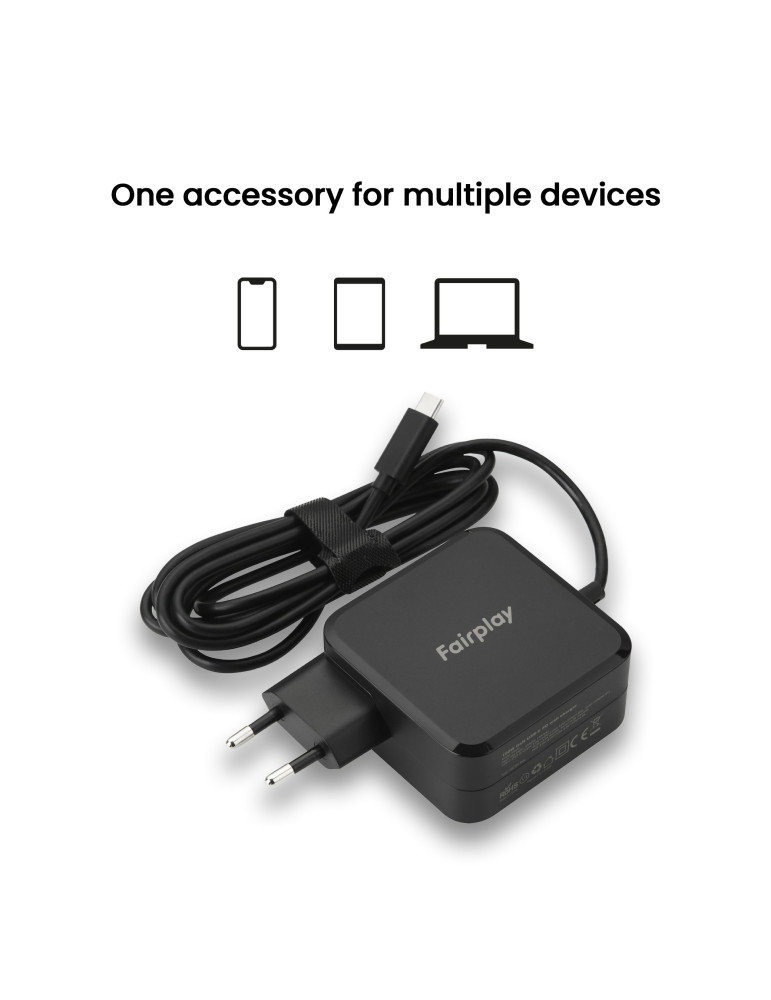FAIRPLAY Chargeur USB-C GaN 67W