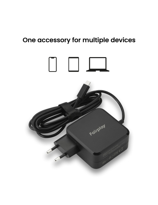 FAIRPLAY Chargeur USB-C GaN 67W