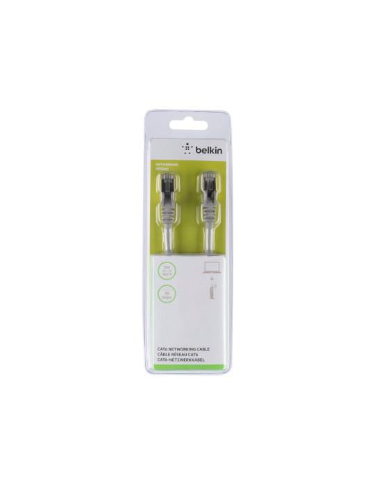 BELKIN Câble Ethernet CAT6 5m (Gris) | DOTIRI