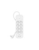 BELKIN Multiprise parafoudre 8 prises + 2 USB PD (2m)