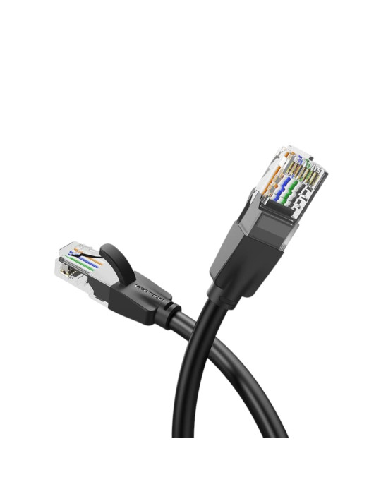 VENTION Câble de Brassage RJ45 UTP Cat.6 (0,5m) (Noir)
