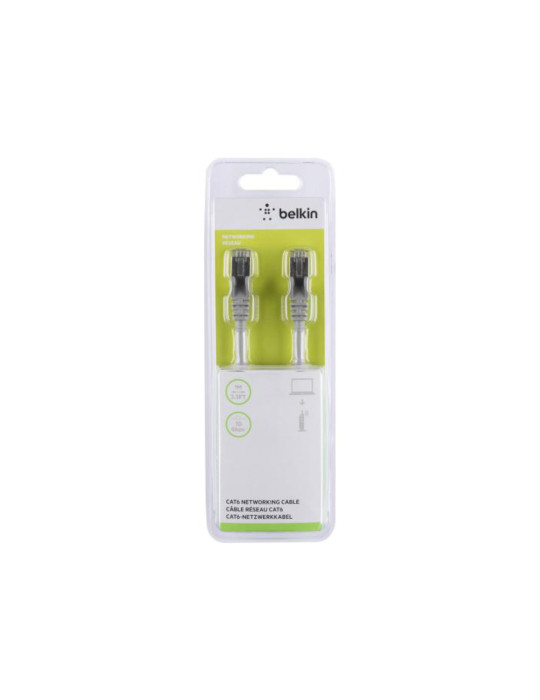BELKIN Câble Ethernet CAT6 1m (Gris) | DOTIRI