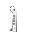 BELKIN Multiprise/Parafoudre 4 prises + 2 USB (2m)