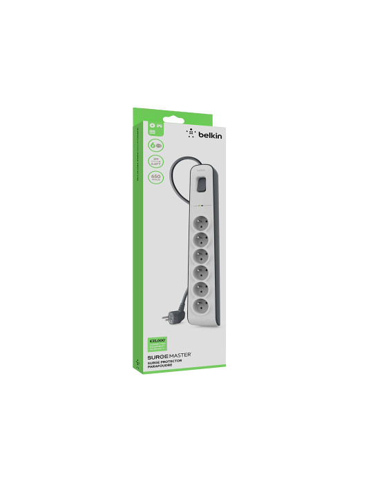 BELKIN Multiprise/Parafoudre 6 prises (2m)