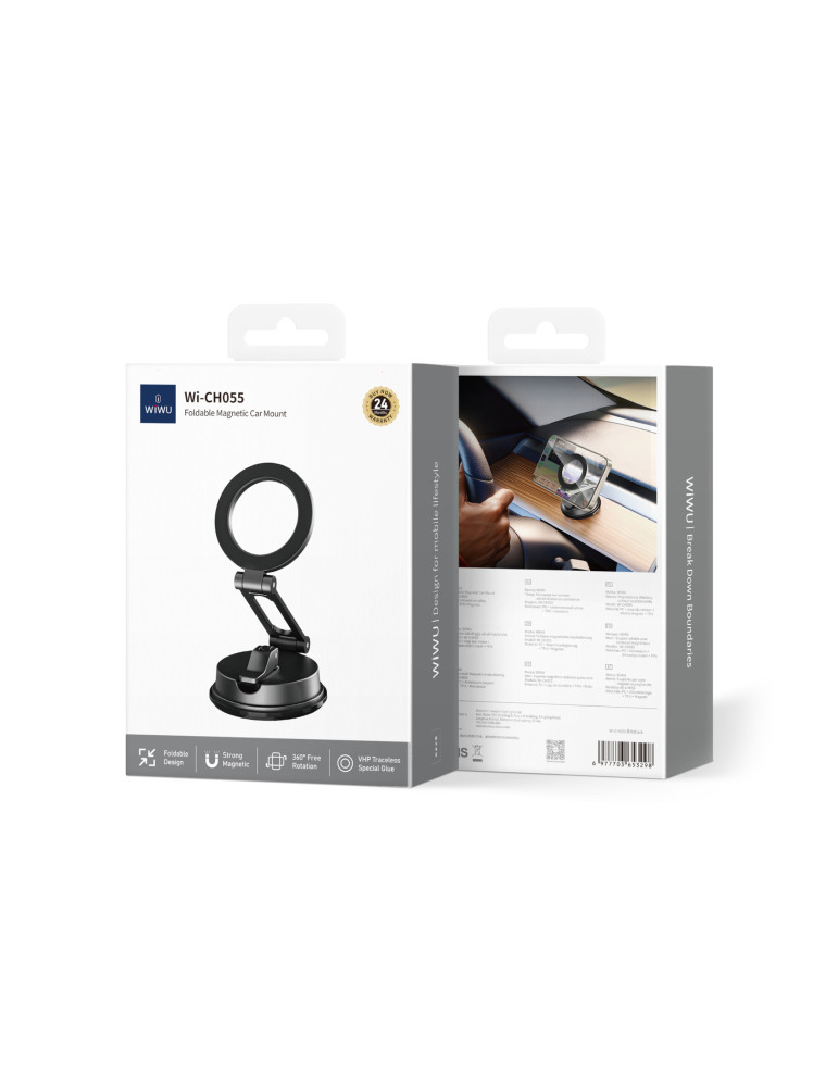 WiWU Support Magnétique Pliable à Ventouse (Wi-CH055)