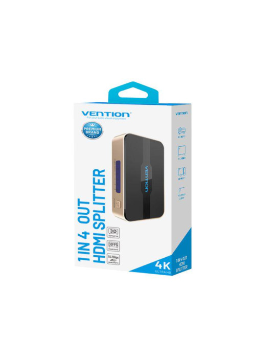 VENTION Répartiteur HDMI 1 Entrée 4 Sorties 4K@30Hz