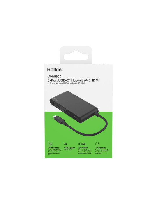 BELKIN Hub 5 Ports USB-C avec HDMI 4K | DOTIRI