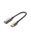 VENTION Convertisseur Tressé DP Mâle vers HDMI Femelle 8K 0,25m (Noir)