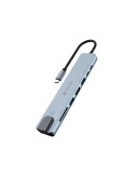 DEVIA Pro1 Hub USB-C 8-en-1 (Gris) | DOTIRI