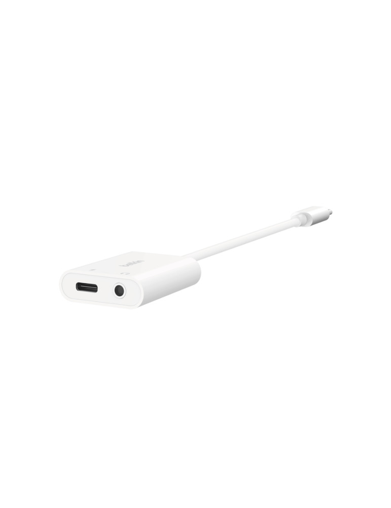 BELKIN Adaptateur USB-C vers Jack/USB-C (Blanc) | DOTIRI
