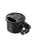 ORICO Hub Passe-Câble de Bureau USB 3.0 (DESK-2U1C)