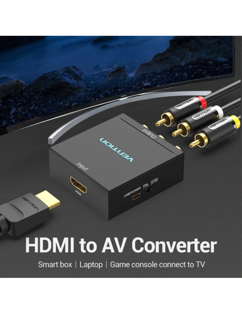 VENTION Convertisseur HDMI vers RCA Métal | DOTIRI