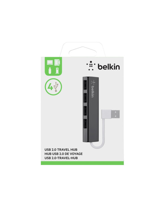 BELKIN Hub de Voyage 4 Ports USB 2.0 (Noir) | DOTIRI