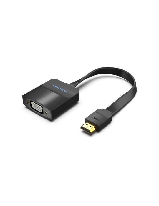 VENTION Convertisseur HDMI Plat vers VGA avec Micro USB Femelle +