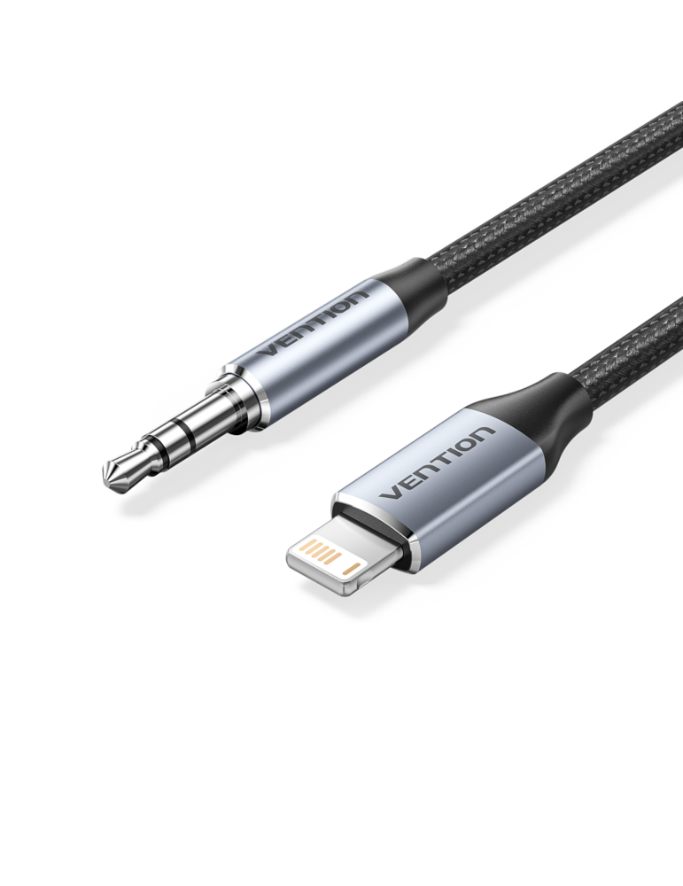 VENTION Câble Tressé Lightning vers Jack 3,5mm (1m)