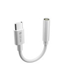 DEVIA Adaptateur USB-C Vers Jack 3.5mm (Blanc) | DOTIRI