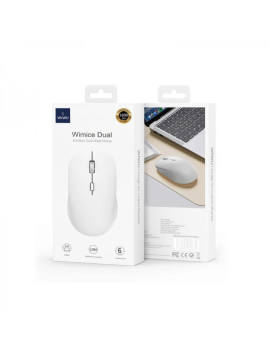 WiWU Souris Sans Fil (Blanc) (WM108) | DOTIRI