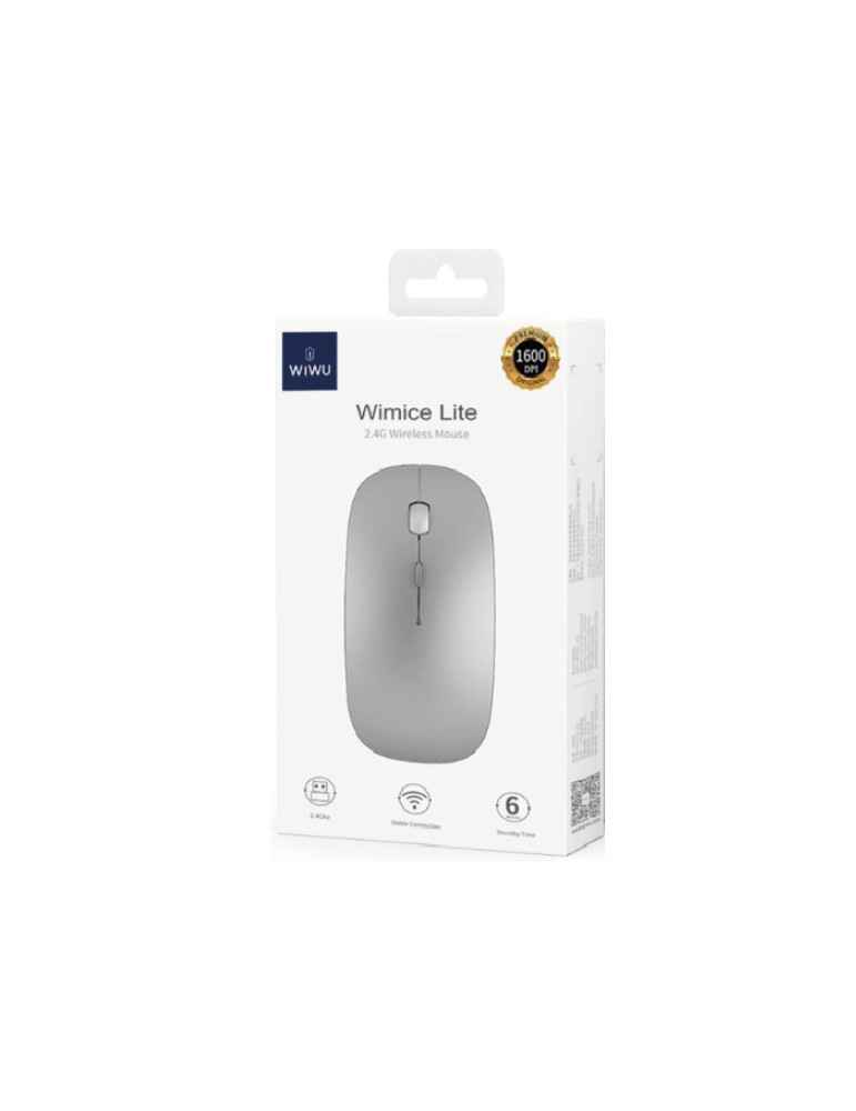 WIWU WM101-C Souris Bluetooth (Argent) | DOTIRI
