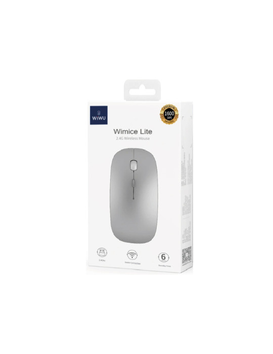 WIWU WM101-C Souris Bluetooth (Argent) | DOTIRI