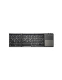 DEVIA Ultra1 Clavier Bluetooth Pliable avec Pavé tactile QWERTY (Gris)