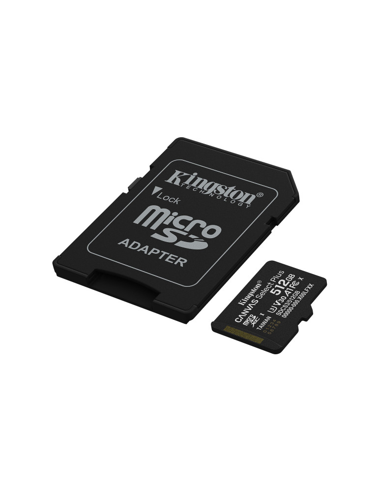 KINGSTON Canvas Select Plus Gen3 MicroSD 512Go | DOTIRI