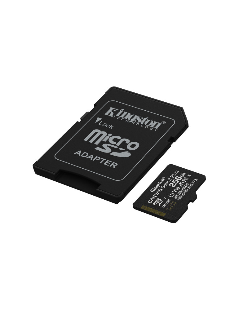 KINGSTON Canvas Select Plus Gen3 MicroSD 256Go | DOTIRI