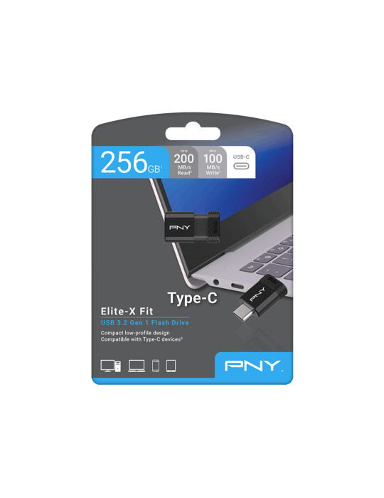 PNY Clé USB-C 3.2 Elite-X 256 Go | DOTIRI