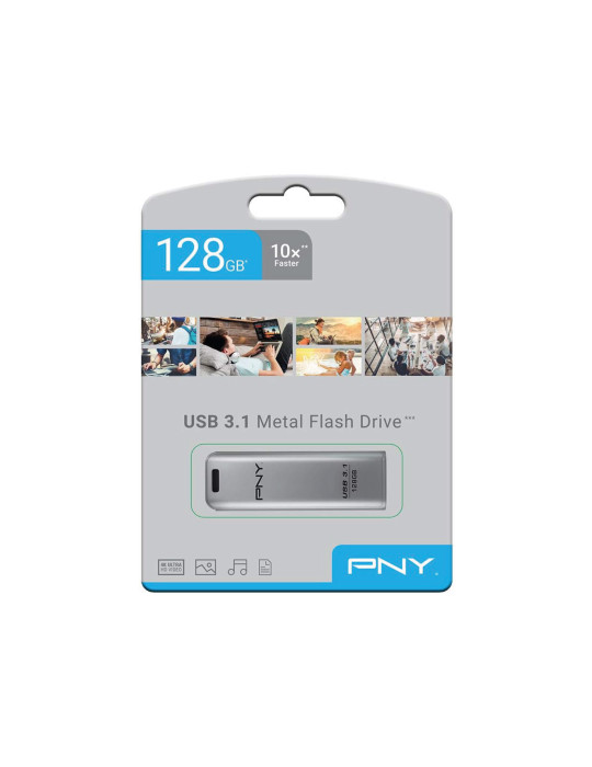 PNY Clé USB Elite Steel 128 Go | DOTIRI