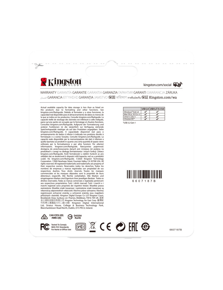KINGSTON 64G USB 3.2 Gen 1 *DTKN/64GB | DOTIRI