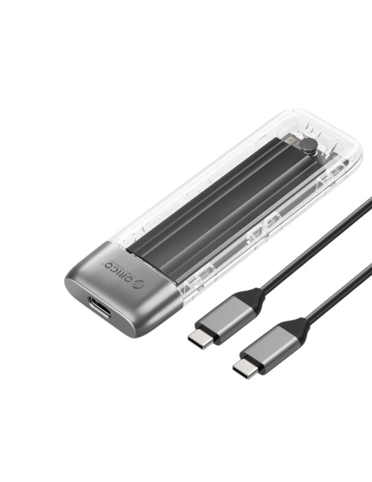ORICO Boîtier Externe SSD M.2 SATA USB-C (TXM2F-C3-GY-EP)