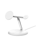 BELKIN Station de recharge 3-en-1 avec Qi2 (15W) (Blanc)