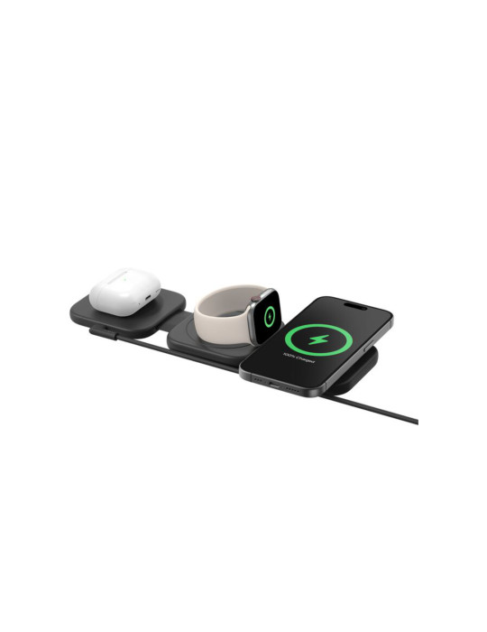 BELKIN Station de Recharge Portable 3-en-1 Qi2 (15W)