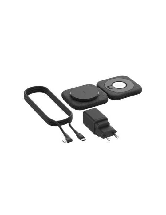 BELKIN Chargeur Magnétique de Voyage 2-en-1 Qi2 (15W)